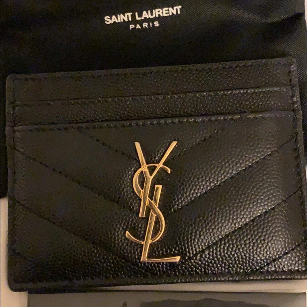 Saint Laurent card holder